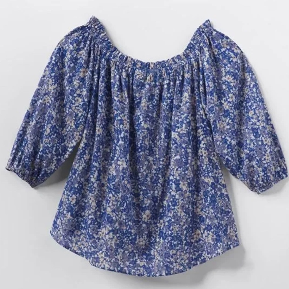 NWT Matilda Jane Blue Canyon Off the Shoulder Top Small